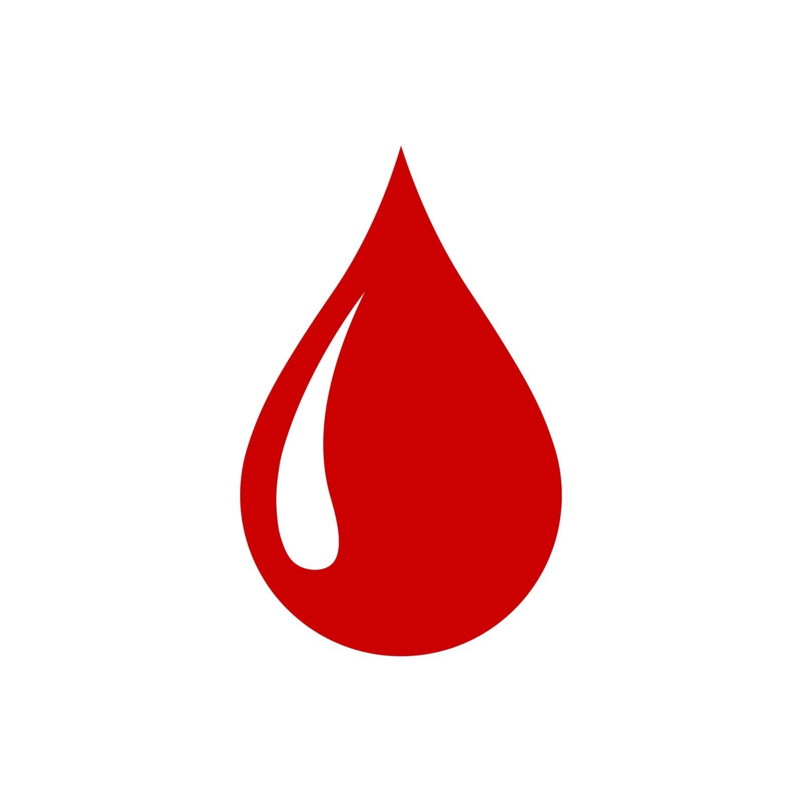 bright red drop icon