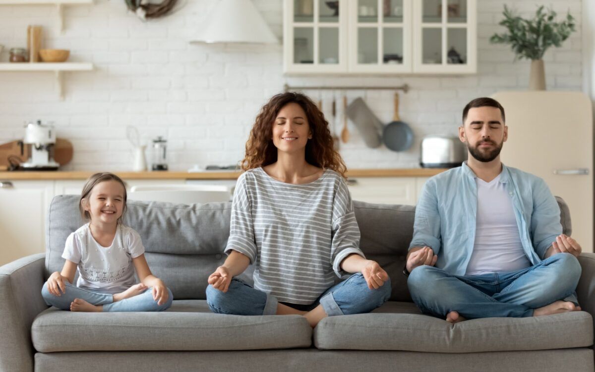 Parents and Children Being Mindful